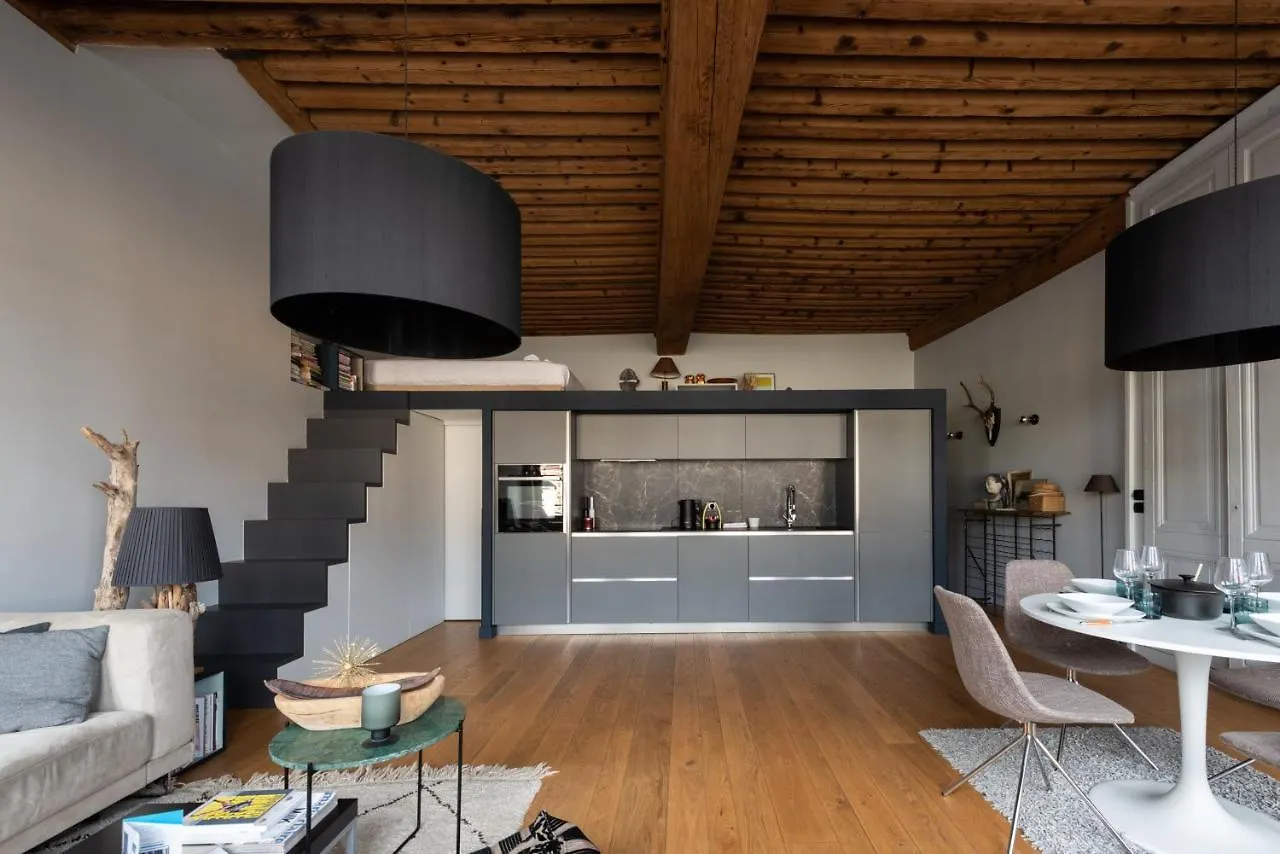 דירות ליון Le Loft Ethnic - Avec Jolie Vue Sur La Saone צרפת