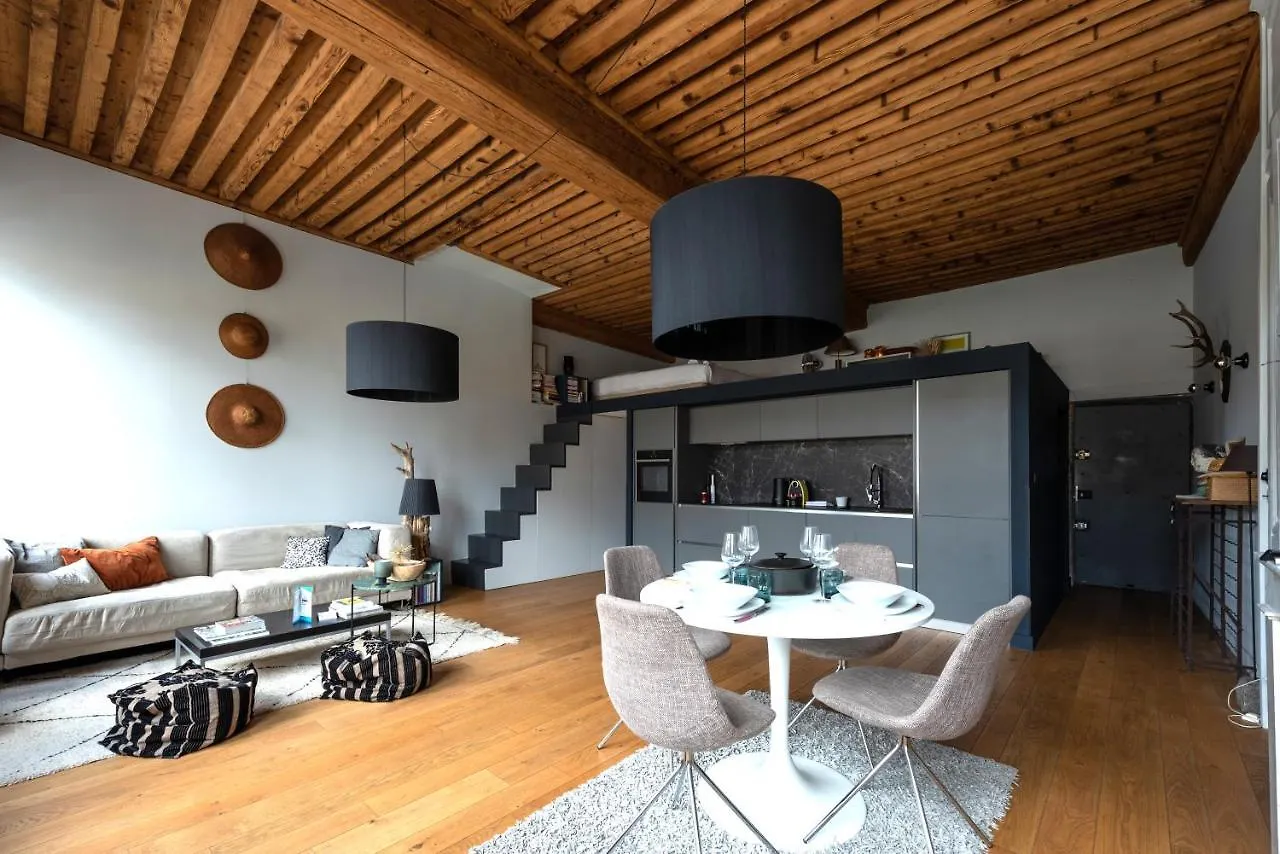 דירות ליון Le Loft Ethnic - Avec Jolie Vue Sur La Saone 0*,  צרפת